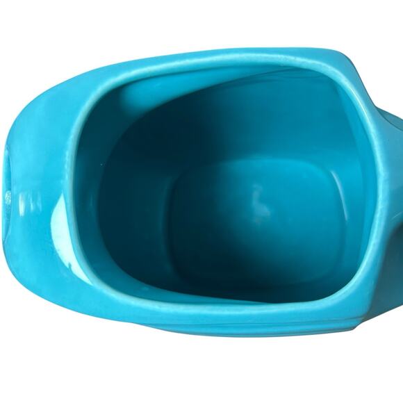 Fiesta Ware Large 2 Qt Turquoise Disc Pitcher Water Jug 7.25” Homer Laughlin - Picture 6 of 7